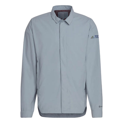 Grey - Front - Adidas Mens Terrex Myshelter Overshirt
