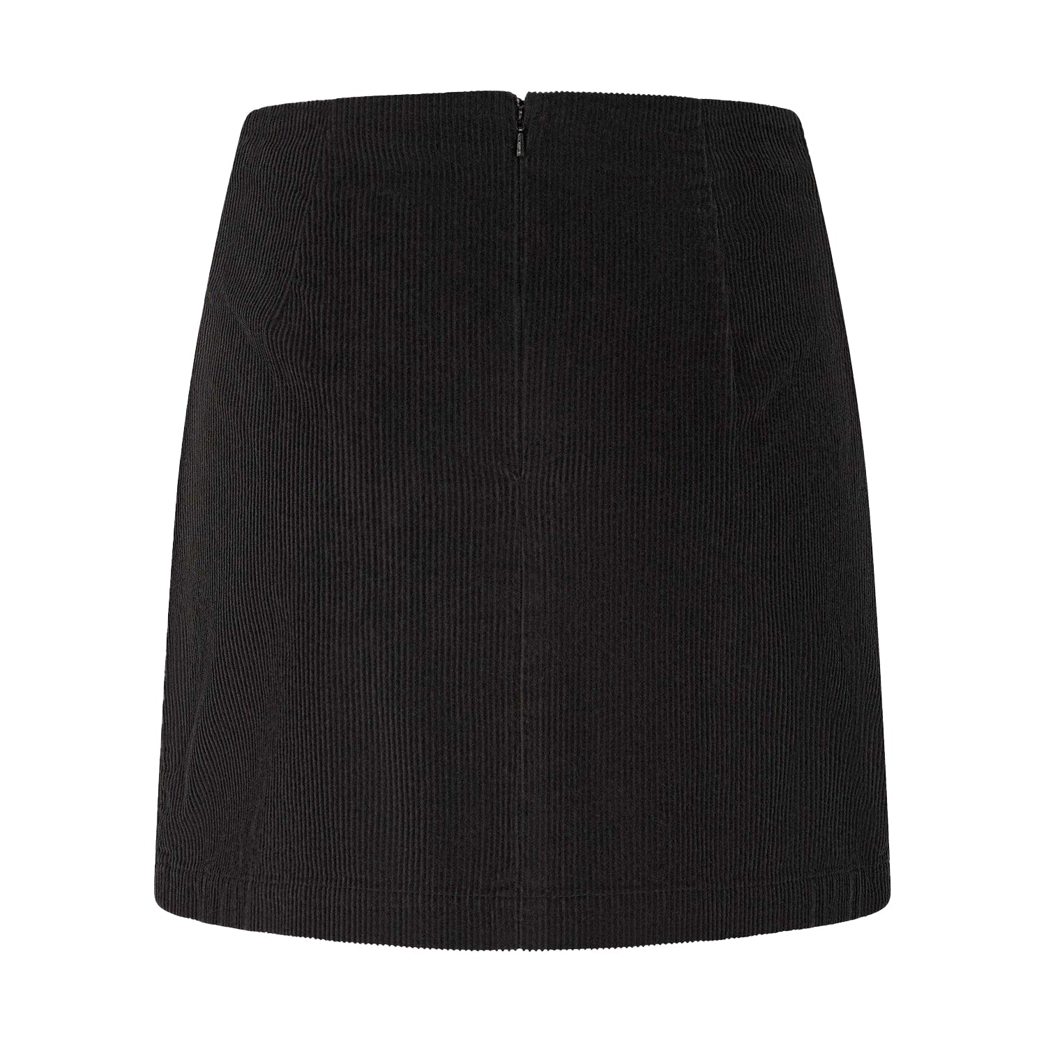 Black - Back - Nobody´s Child Womens-Ladies Ribbed High Waist Mini Skirt