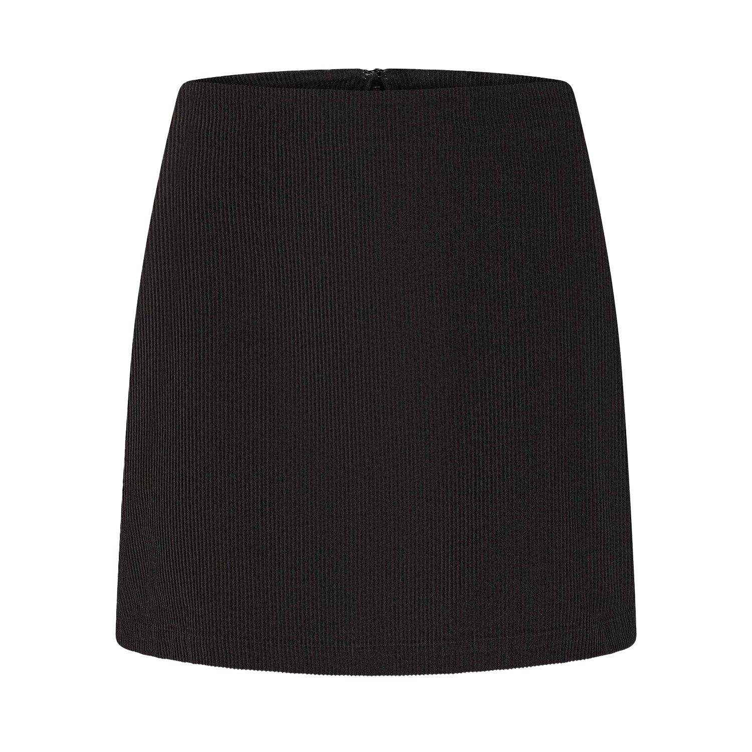 Black - Front - Nobody´s Child Womens-Ladies Ribbed High Waist Mini Skirt