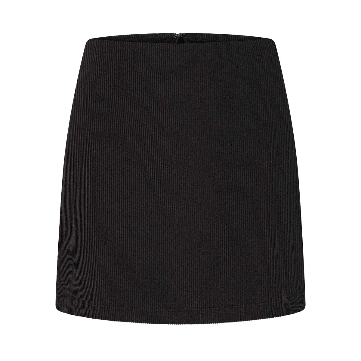 Black - Front - Nobody´s Child Womens-Ladies Ribbed High Waist Mini Skirt