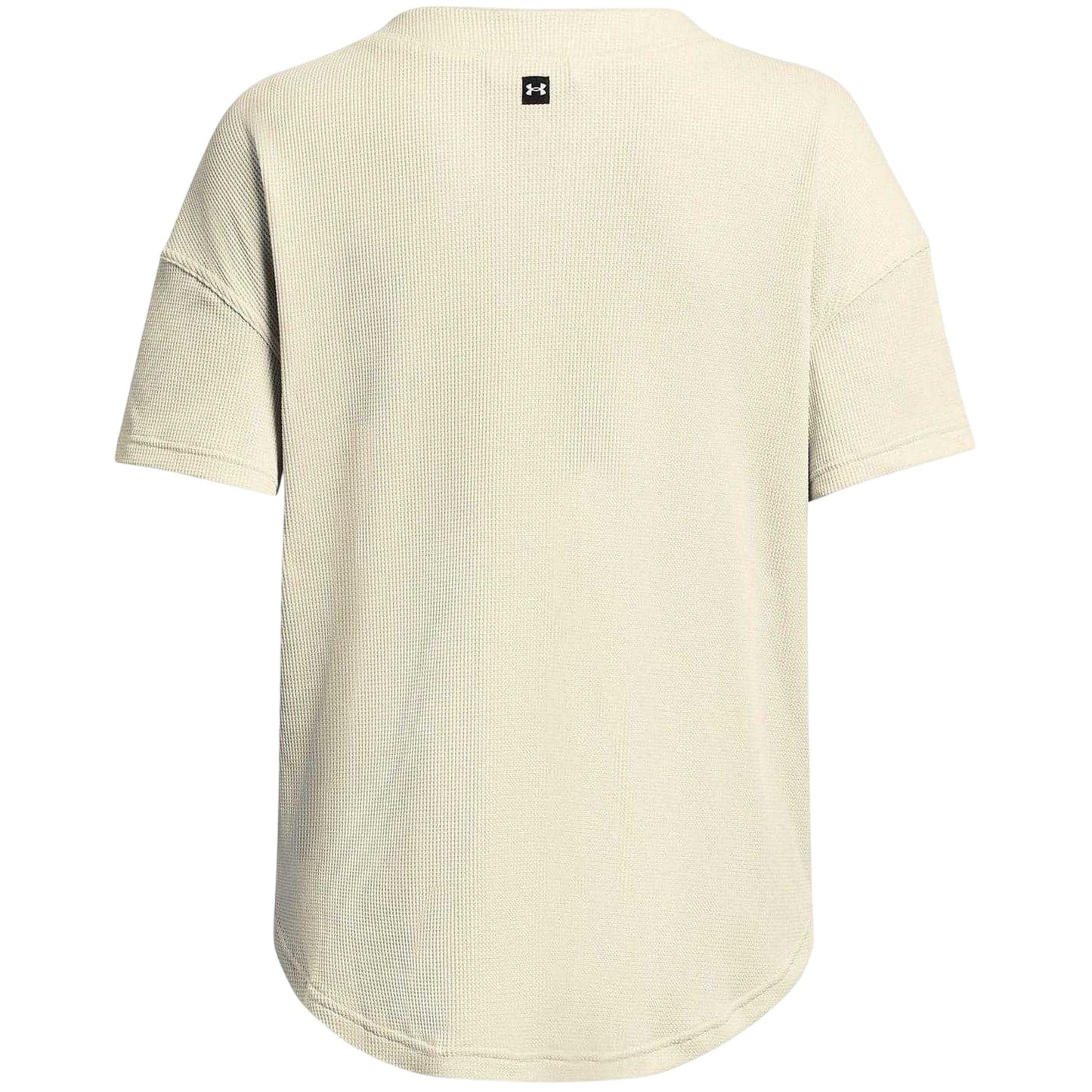 Beige - Back - Under Armour Womens-Ladies Project Rock Easy Go Shirt