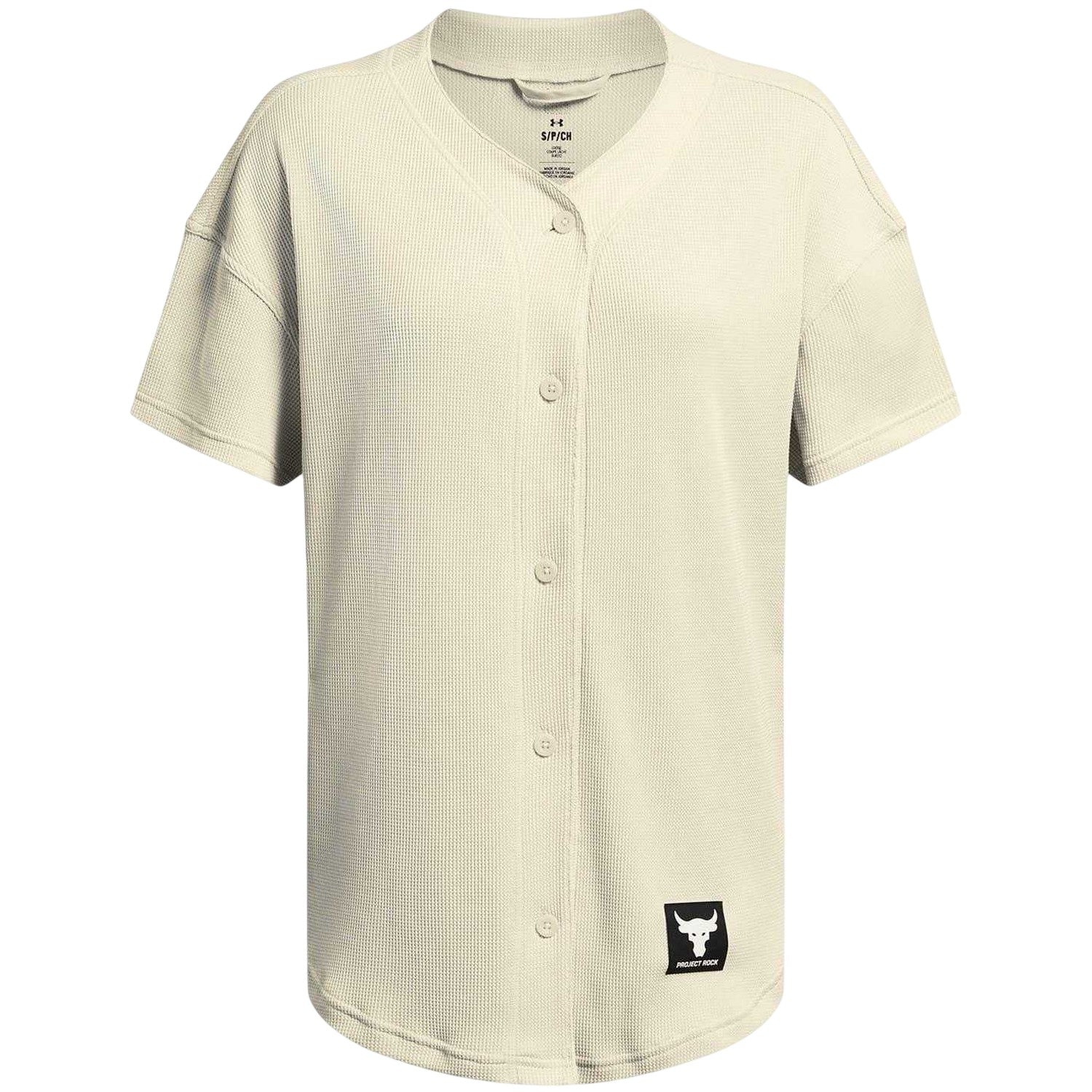 Beige - Front - Under Armour Womens-Ladies Project Rock Easy Go Shirt