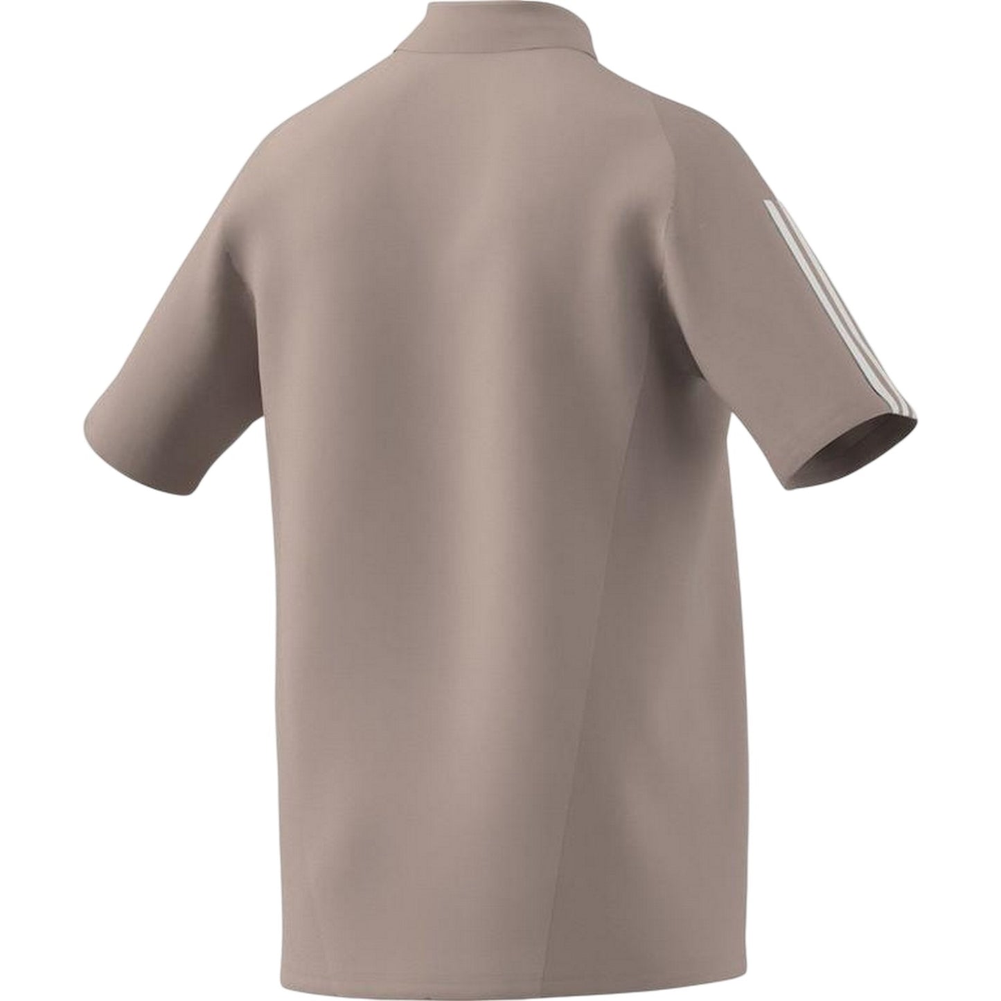 Brown - Back - Adidas Mens 3 Stripes Performance Polo Shirt
