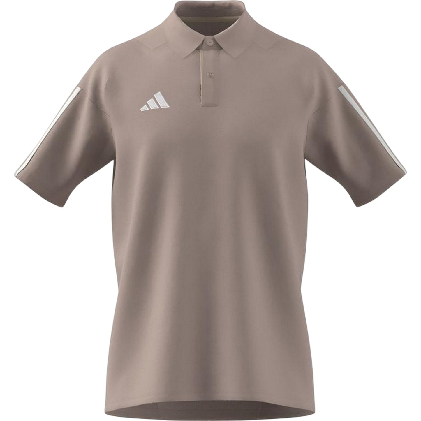 Brown - Front - Adidas Mens 3 Stripes Performance Polo Shirt