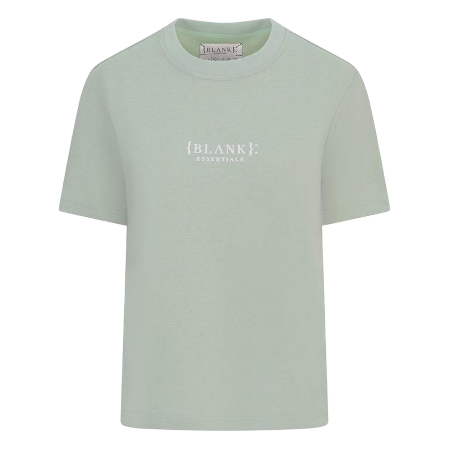 Sage Green - Front - Blank Essentials Womens-Ladies Essentials Logo Boyfriend T-Shirt