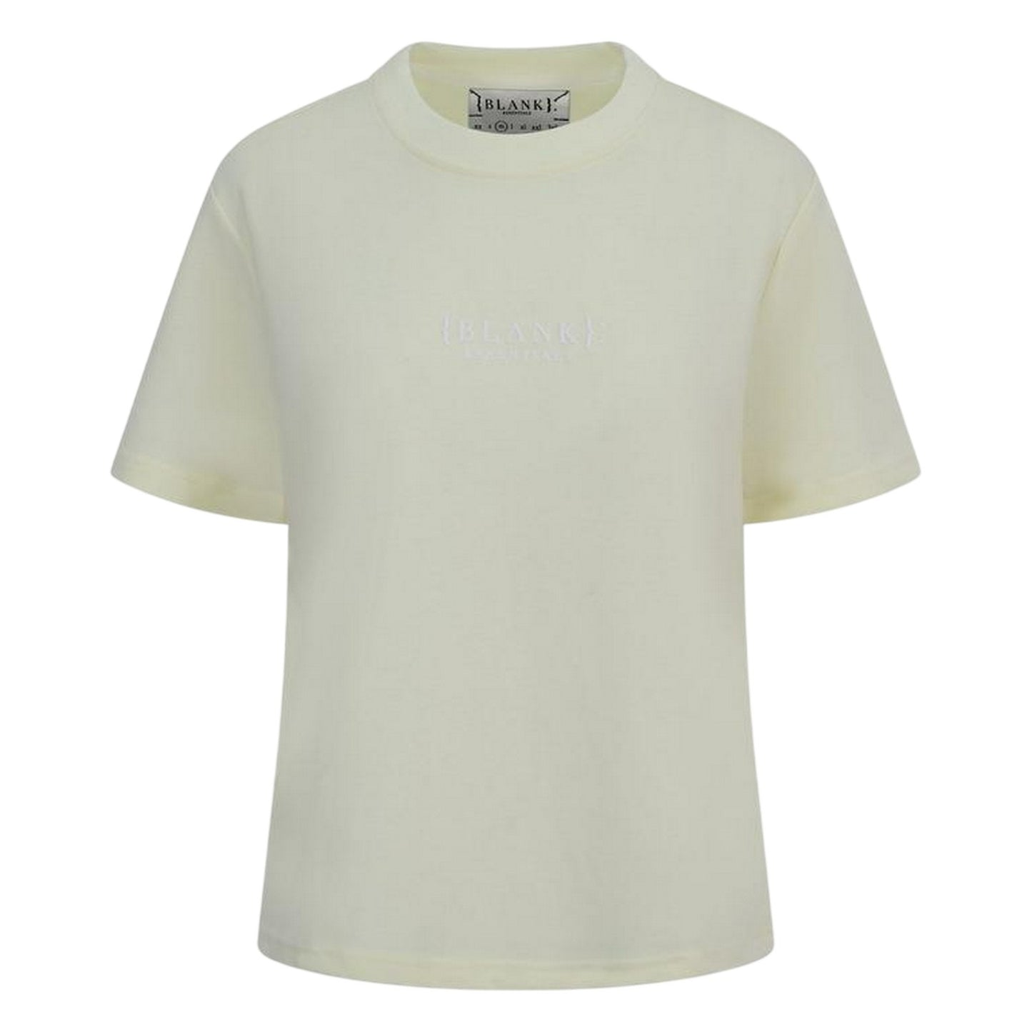 Celestial - Front - Blank Essentials Womens-Ladies Essentials Logo Boyfriend T-Shirt