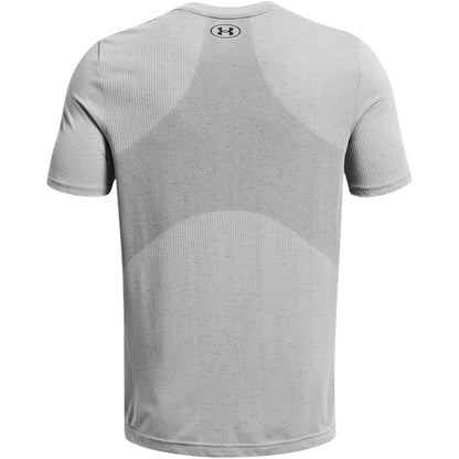 Grey-Black - Back - Under Armour Mens Vanish Seamless T-Shirt
