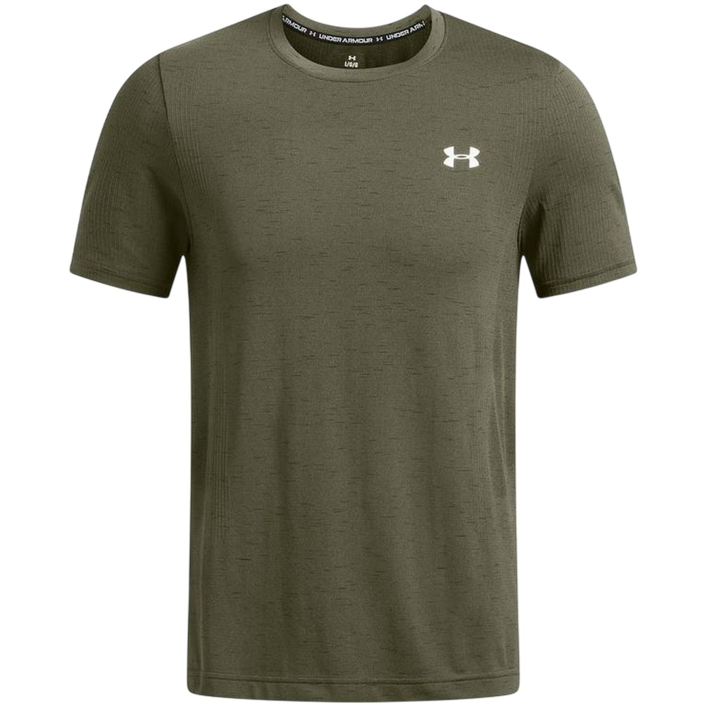 Marine OD Green - Front - Under Armour Mens Vanish Seamless T-Shirt