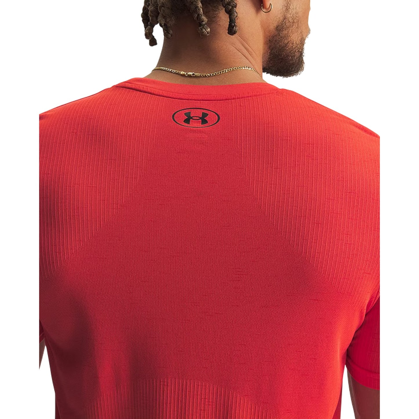 Venom Red - Side - Under Armour Mens Vanish Seamless T-Shirt
