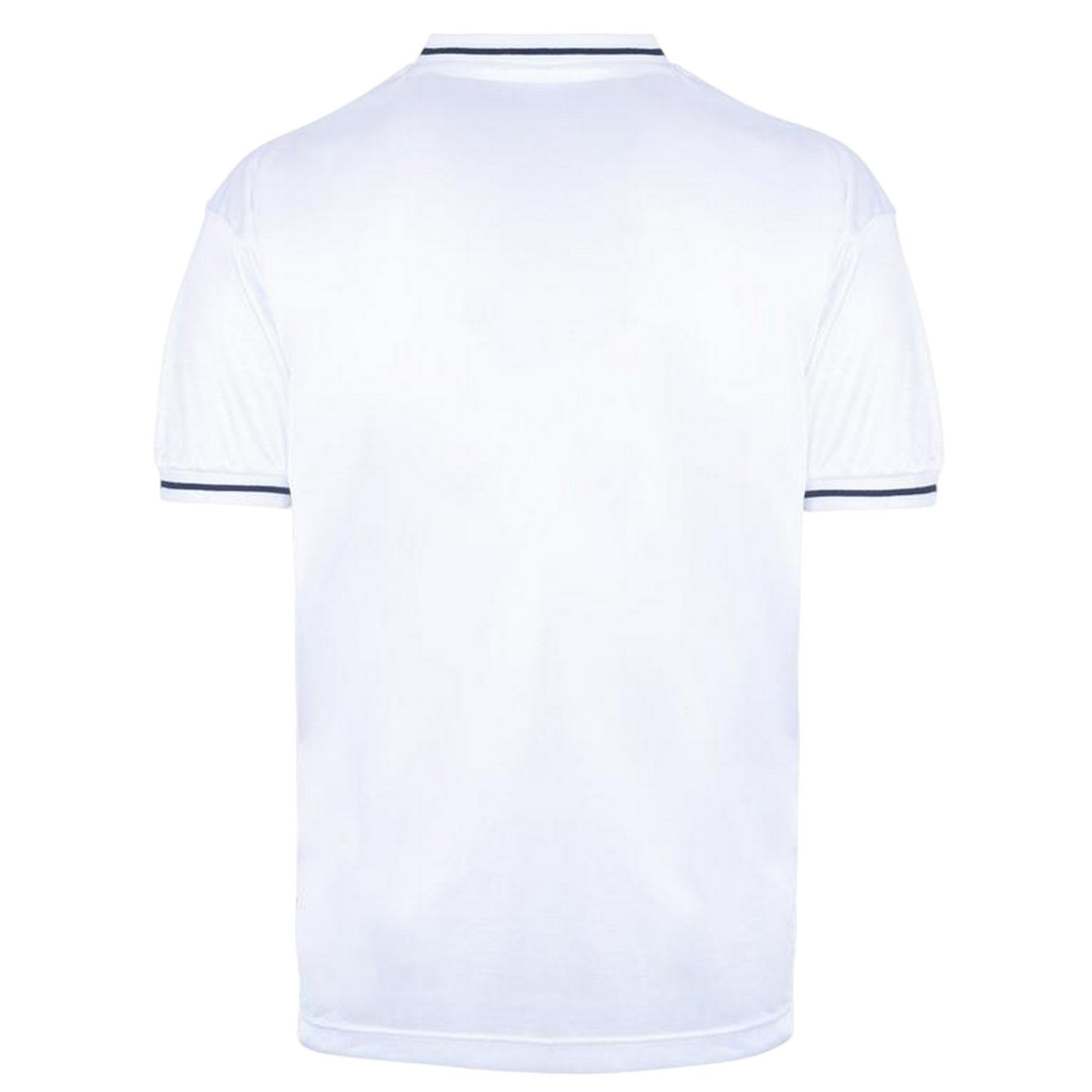 White-Blue - Back - Score Draw Mens 1981 Tottenham Hotspur FC V Neck Home Shirt