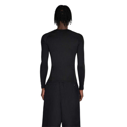 Black - Lifestyle - No Fear Mens Logo Raglan Long-Sleeved T-Shirt