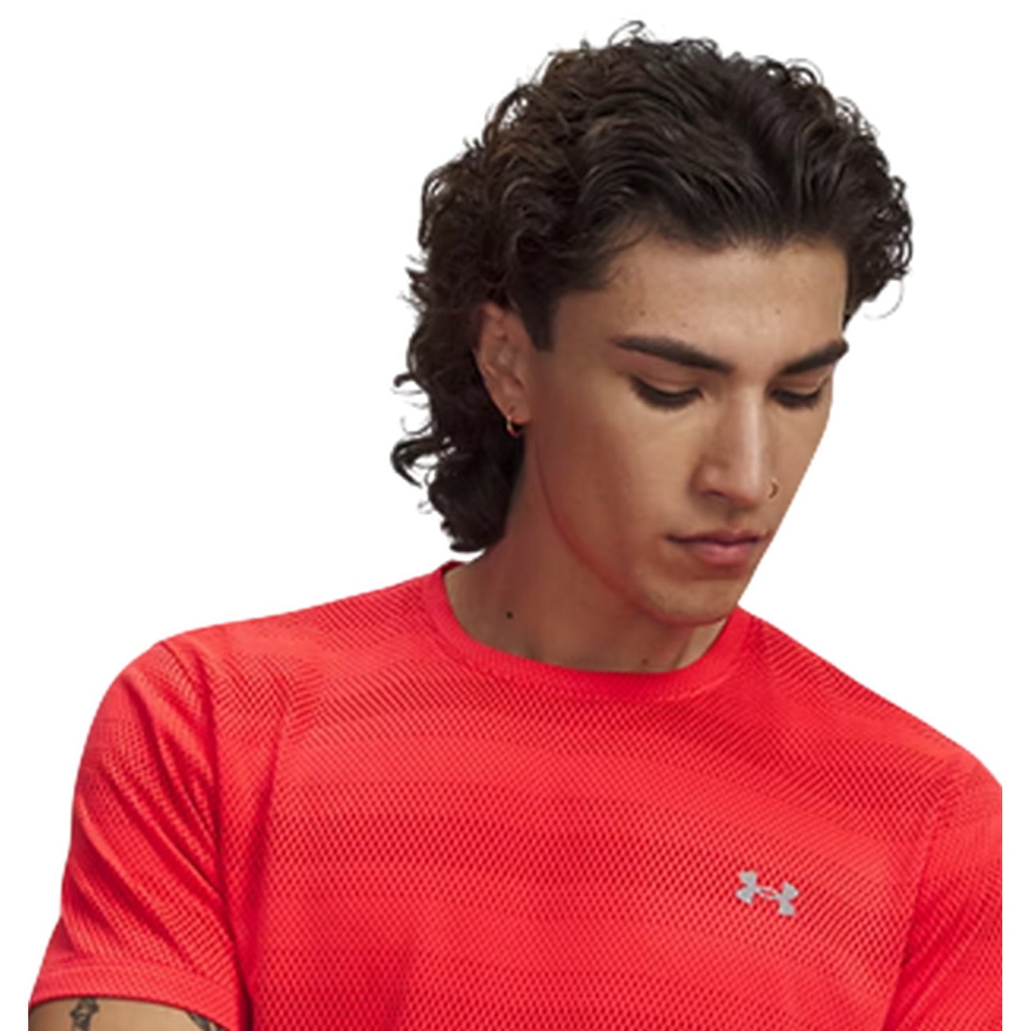 Red - Lifestyle - Under Armour Mens Velociti Performance Gym T-Shirt