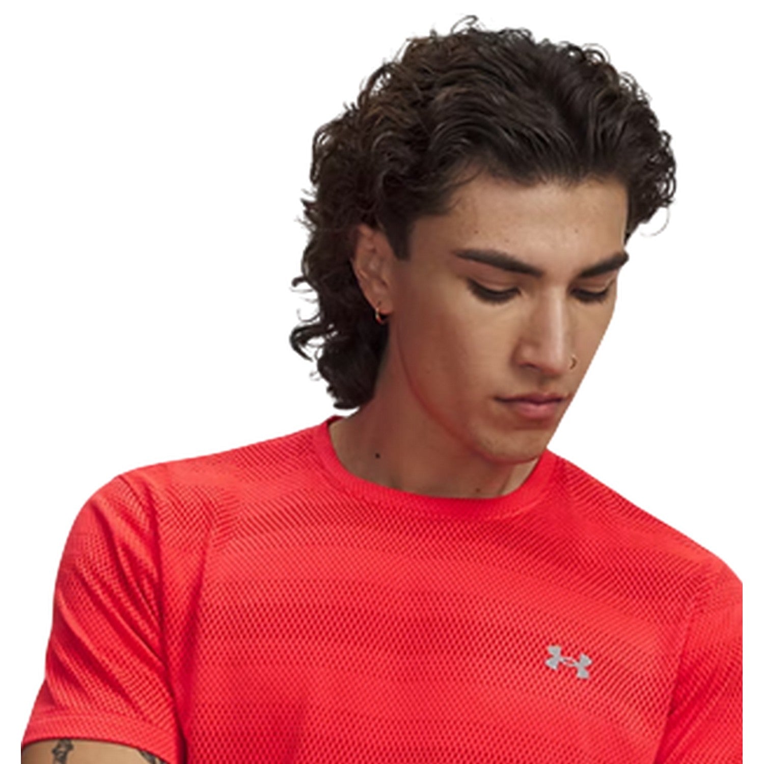 Red - Lifestyle - Under Armour Mens Velociti Performance Gym T-Shirt