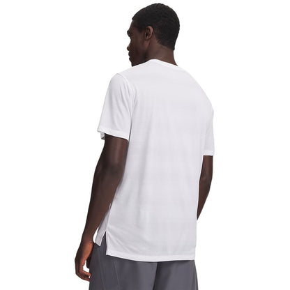 White - Back - Under Armour Mens Velociti Performance Gym T-Shirt