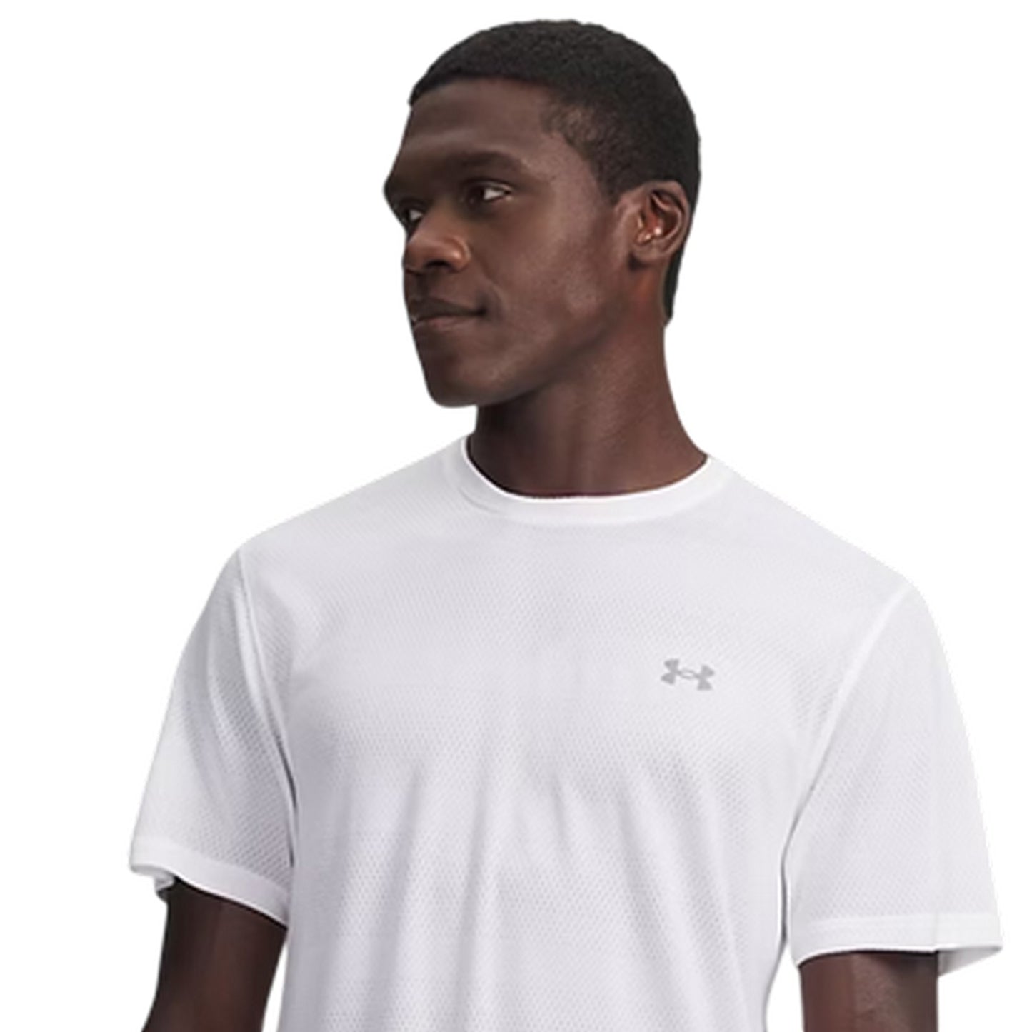White - Lifestyle - Under Armour Mens Velociti Performance Gym T-Shirt