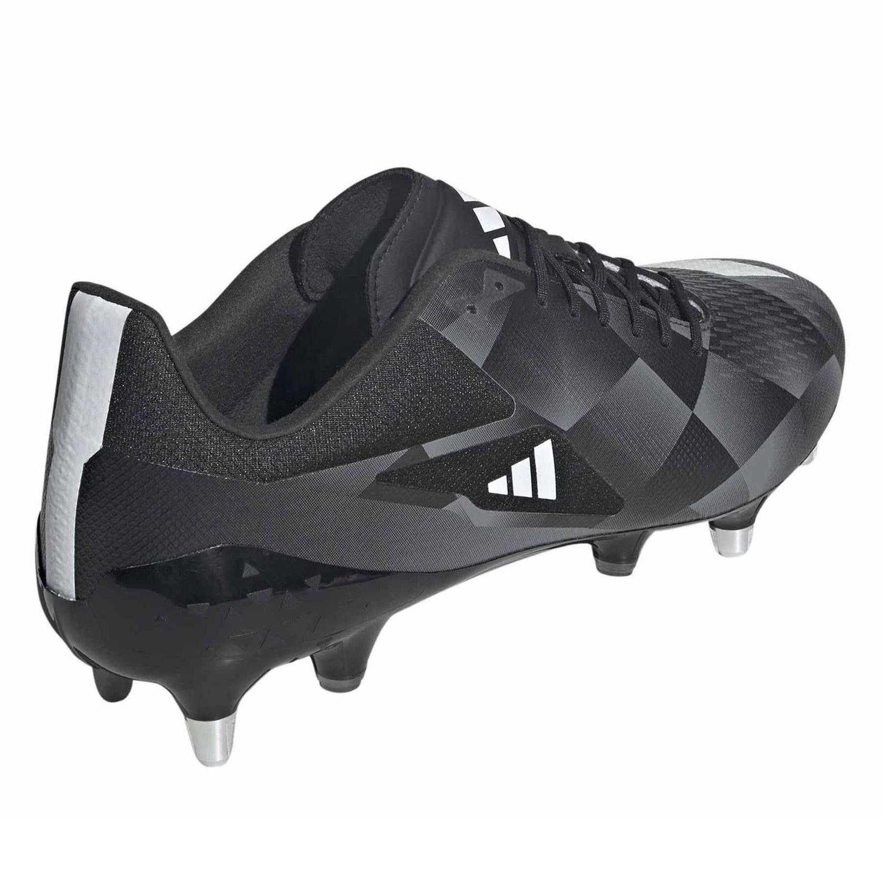 Core Black - Back - Adidas Mens Adizero RS15 Pro Rugby Boots