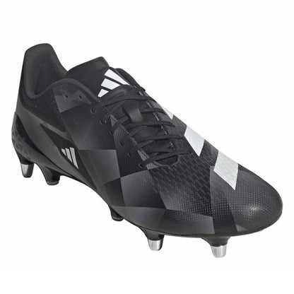 Core Black - Front - Adidas Mens Adizero RS15 Pro Rugby Boots