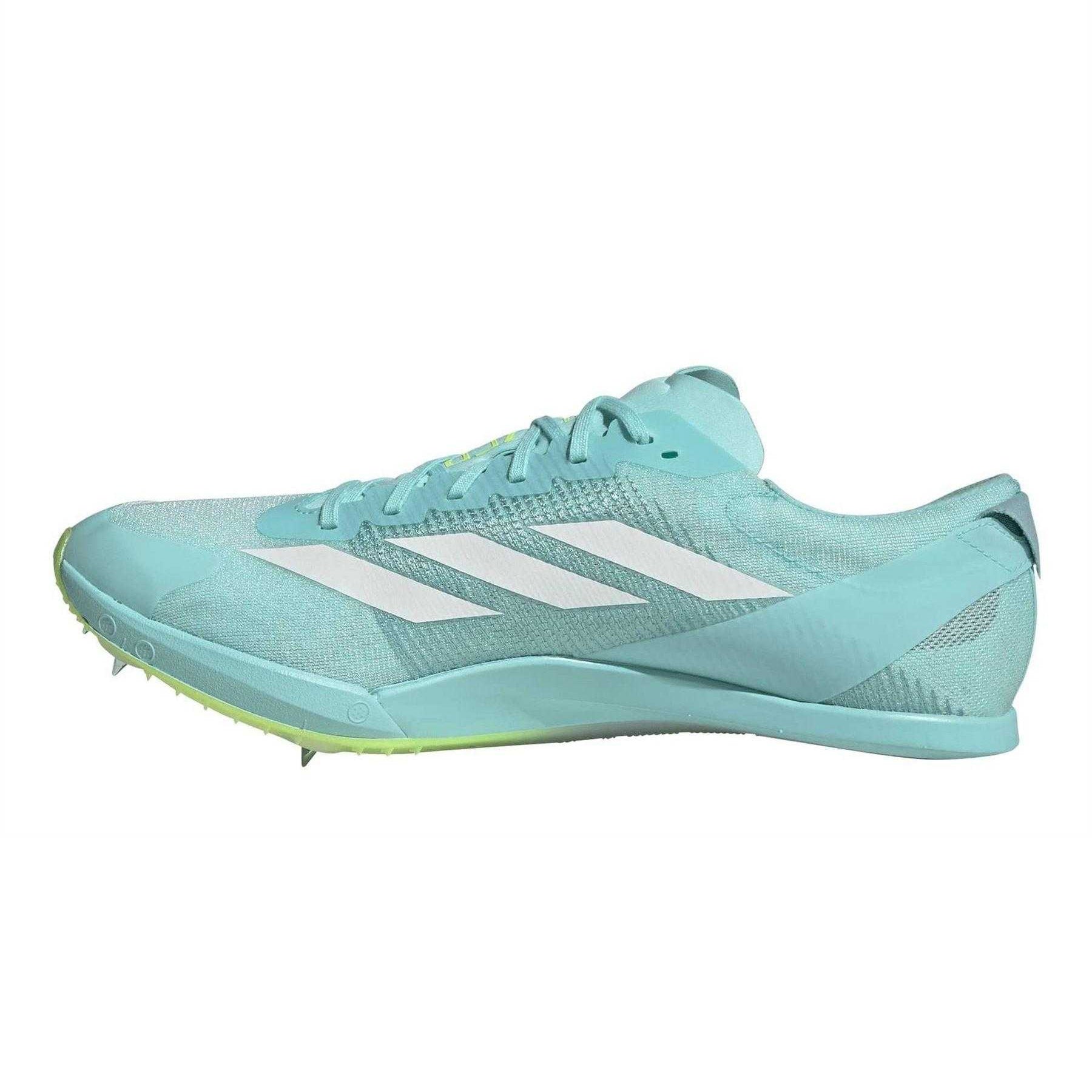 Aqua - Side - Adidas Mens Adizero Finesse Athletic Shoe Spikes