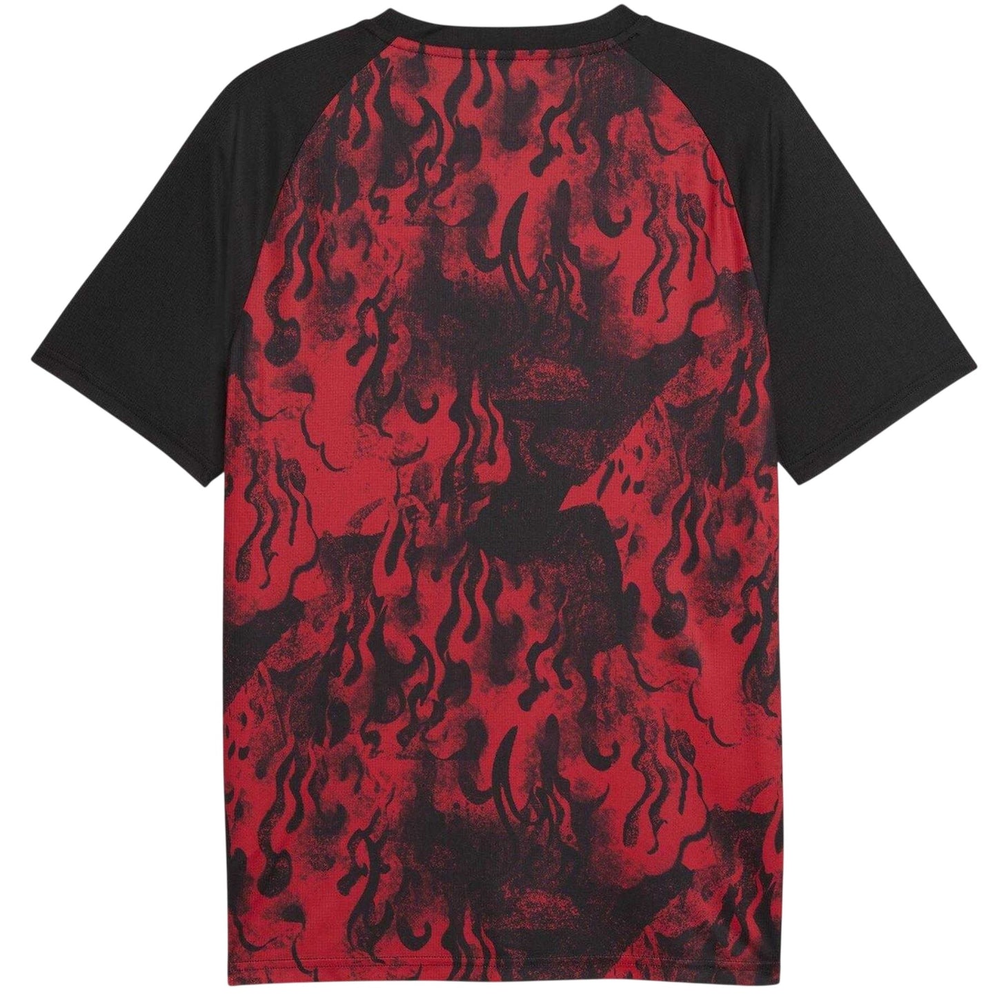 Red-Black - Back - Puma Mens 2025-2026 AC Milan T-Shirt