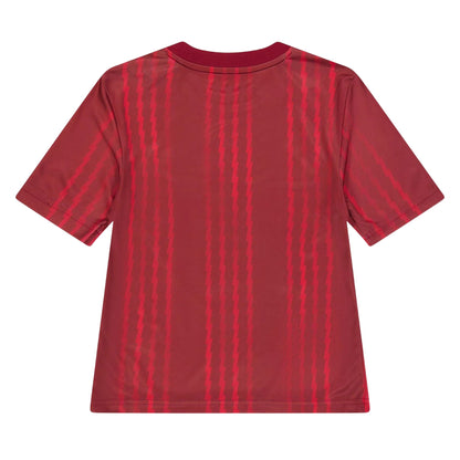 Red-Orange - Back - Adidas Childrens-Kids Arsenal FC T-Shirt