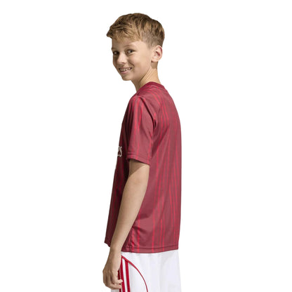 Red-Orange - Side - Adidas Childrens-Kids Arsenal FC T-Shirt