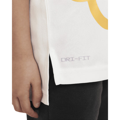 White-Yellow - Side - Nike Boys Perf Select Performance T-Shirt