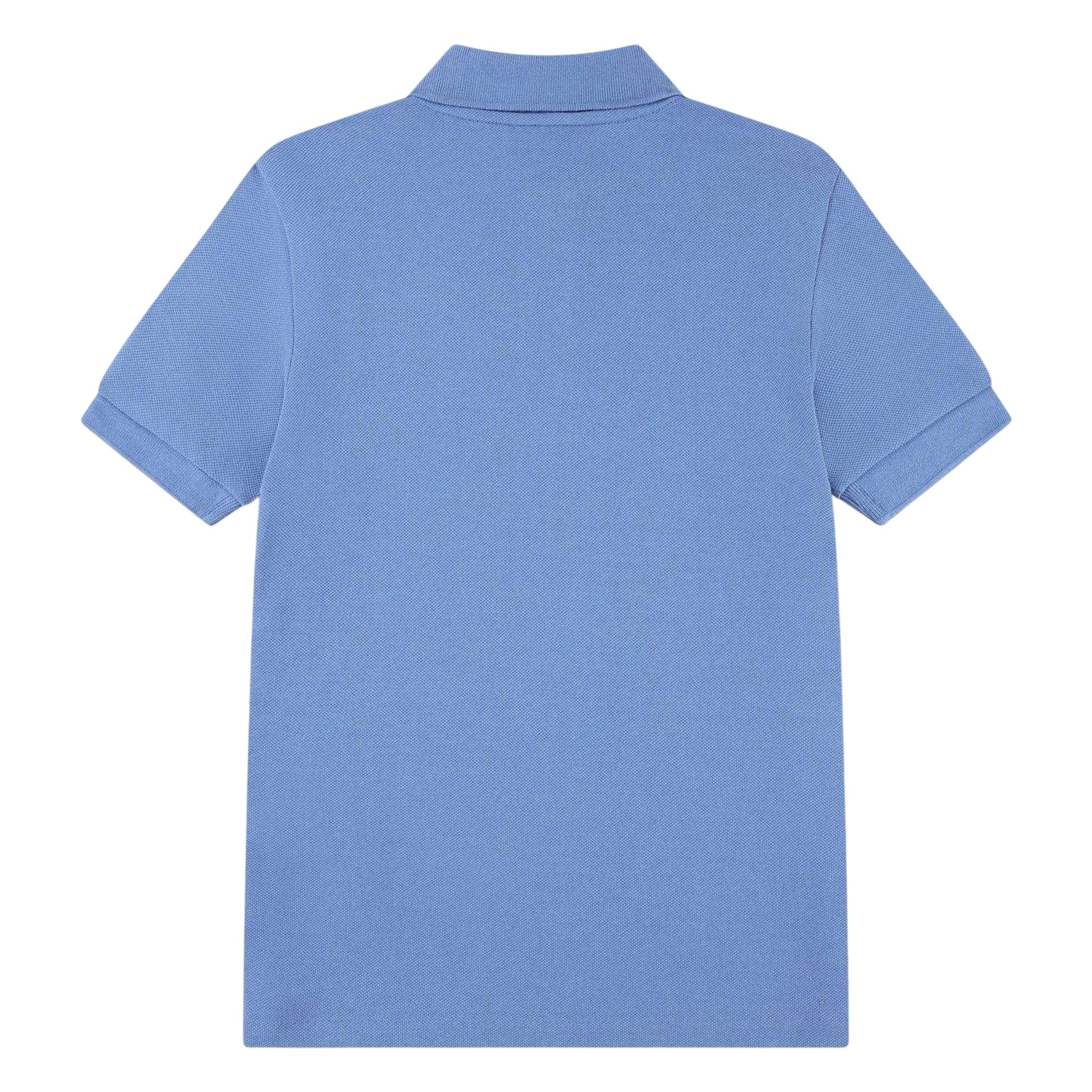 Blue - Back - Lacoste Childrens-Kids Colour Block Polo Shirt