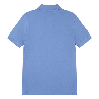 Blue - Back - Lacoste Childrens-Kids Colour Block Polo Shirt