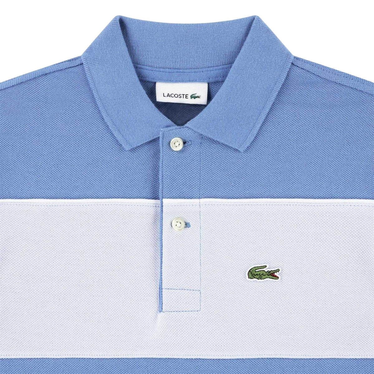 Blue - Side - Lacoste Childrens-Kids Colour Block Polo Shirt