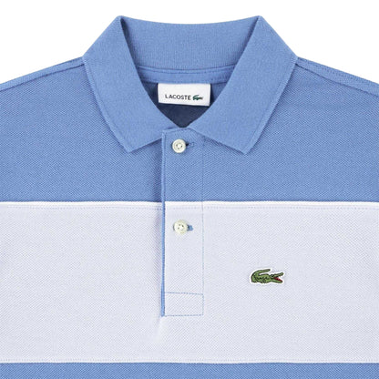 Blue - Side - Lacoste Childrens-Kids Colour Block Polo Shirt