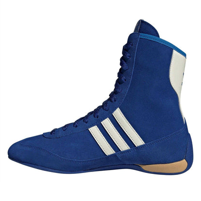Team Royal Blue - Side - Adidas Womens-Ladies Rasant Mid Suede Trainers