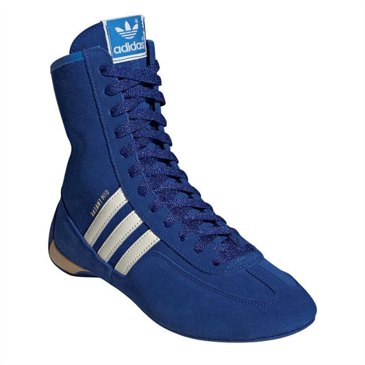 Team Royal Blue - Front - Adidas Womens-Ladies Rasant Mid Suede Trainers