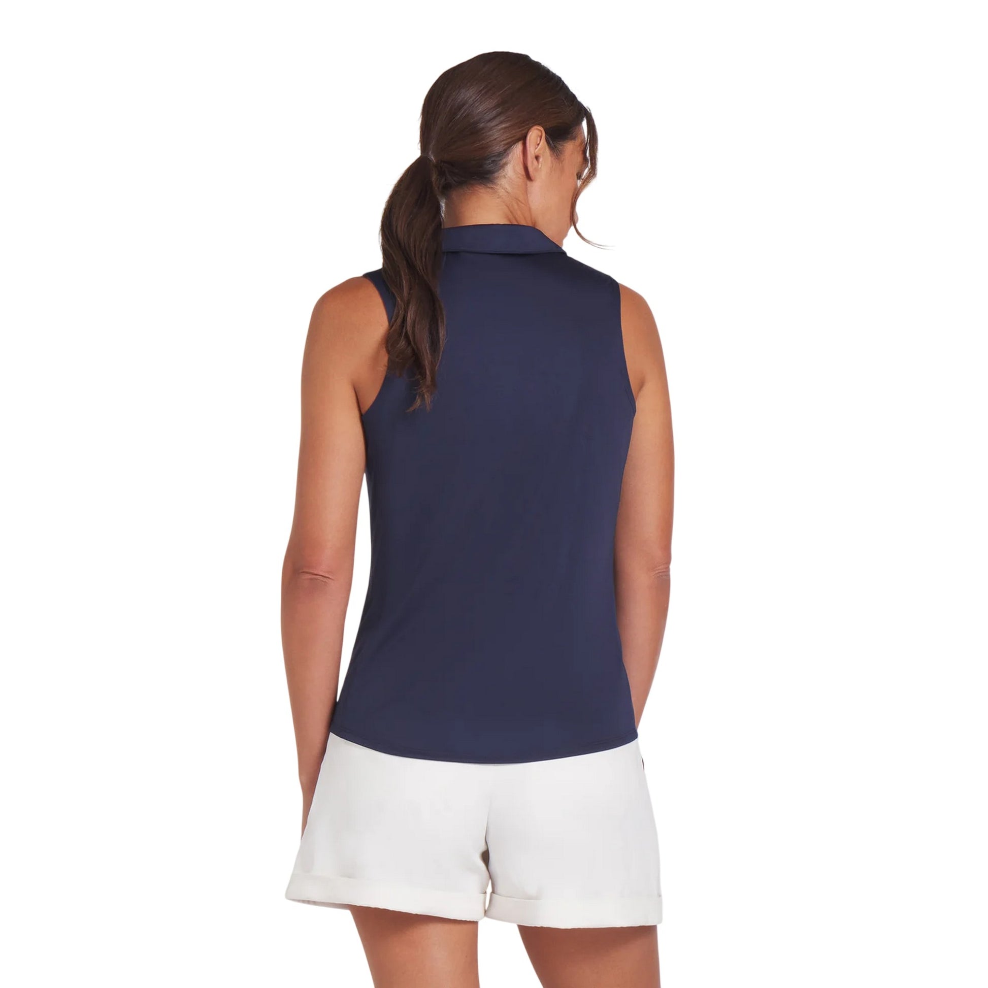 Navy Blazer - Lifestyle - Puma Womens-Ladies 2.0 Performance Sleeveless Polo Shirt