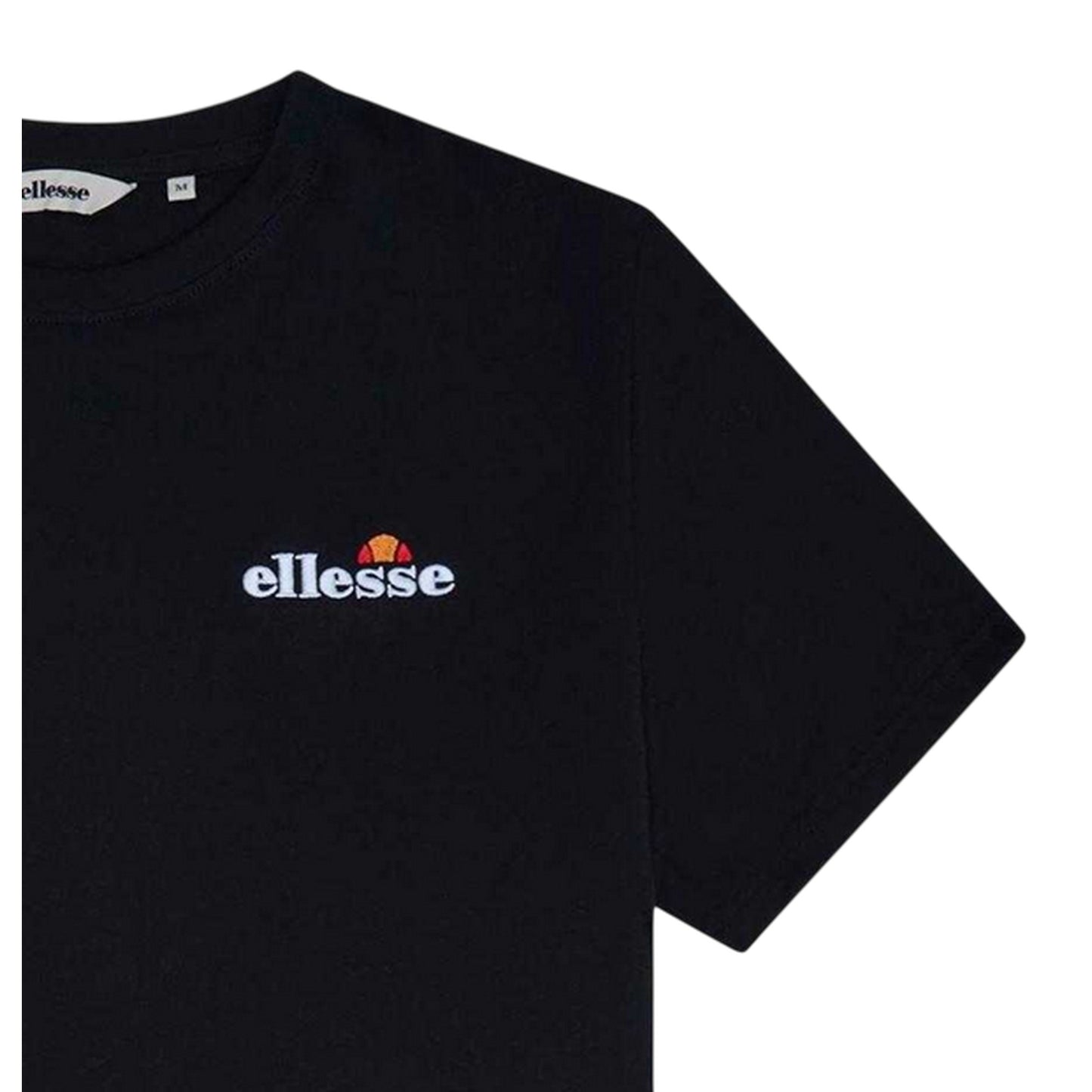 Black - Side - Ellesse Mens Squalius Logo T-Shirt