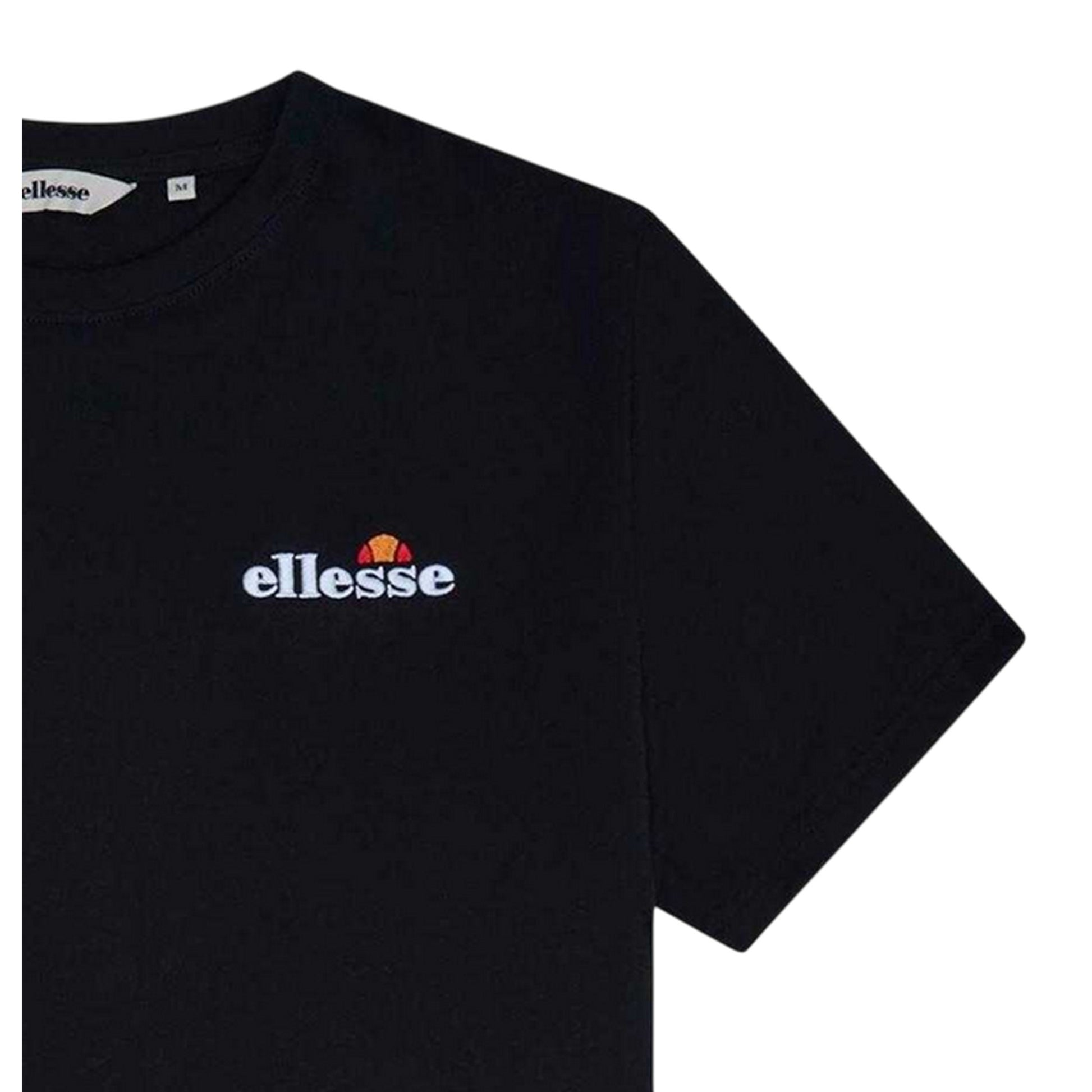 Black - Side - Ellesse Mens Squalius Logo T-Shirt