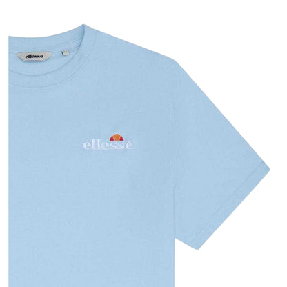 Light Blue - Side - Ellesse Mens Squalius Logo T-Shirt