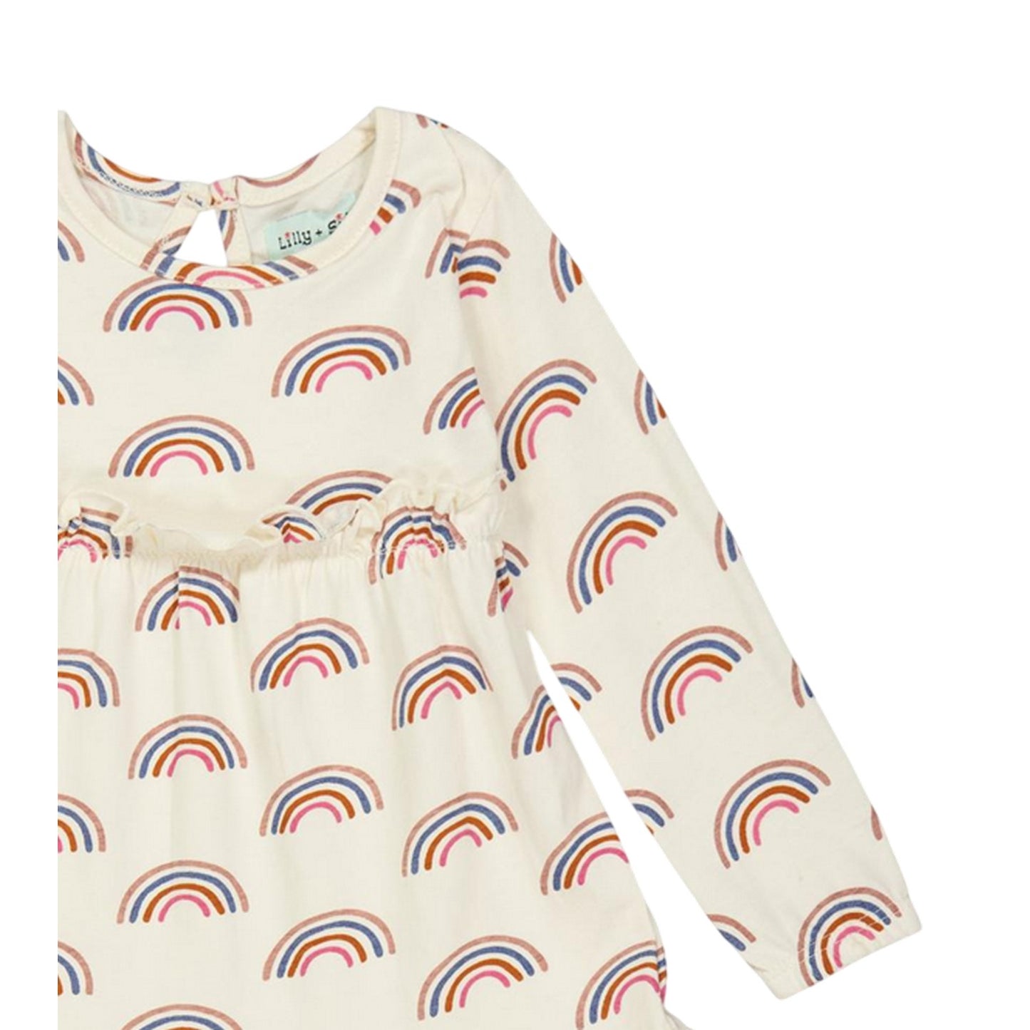 Multicoloured - Lifestyle - Lilly & Sid Girls Rainbow Mini Dress