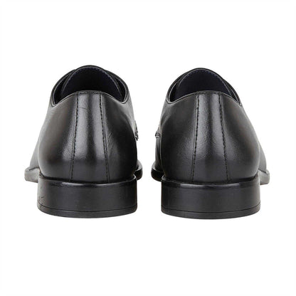 Black - Back - Lotus Shoes Mens Ross Leather Derby Shoes