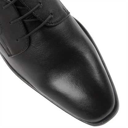 Black - Lifestyle - Lotus Shoes Mens Ross Leather Derby Shoes