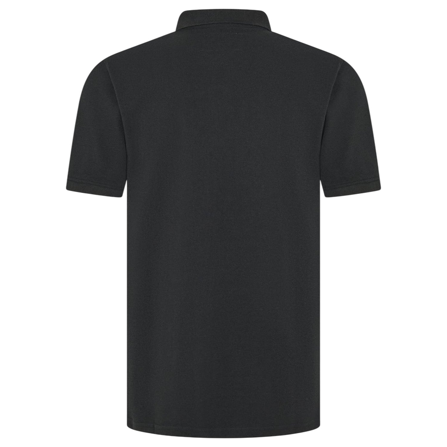 Black - Back - Jack Wills Mens Classic Embroidered Logo Polo Shirt