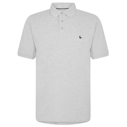 Grey Marl - Front - Jack Wills Mens Classic Embroidered Logo Polo Shirt