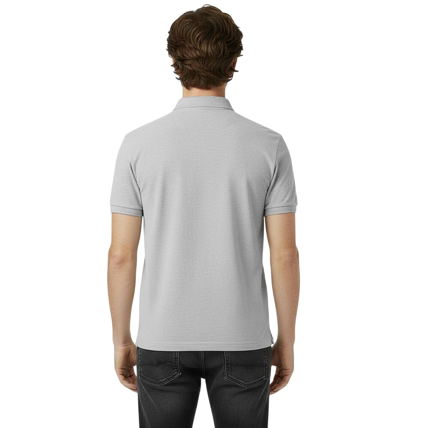 Grey Marl - Side - Jack Wills Mens Classic Embroidered Logo Polo Shirt