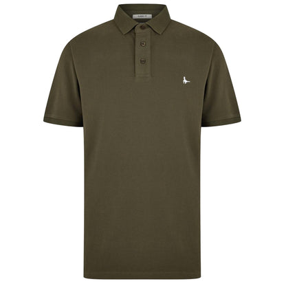 Leaf - Front - Jack Wills Mens Classic Embroidered Logo Polo Shirt
