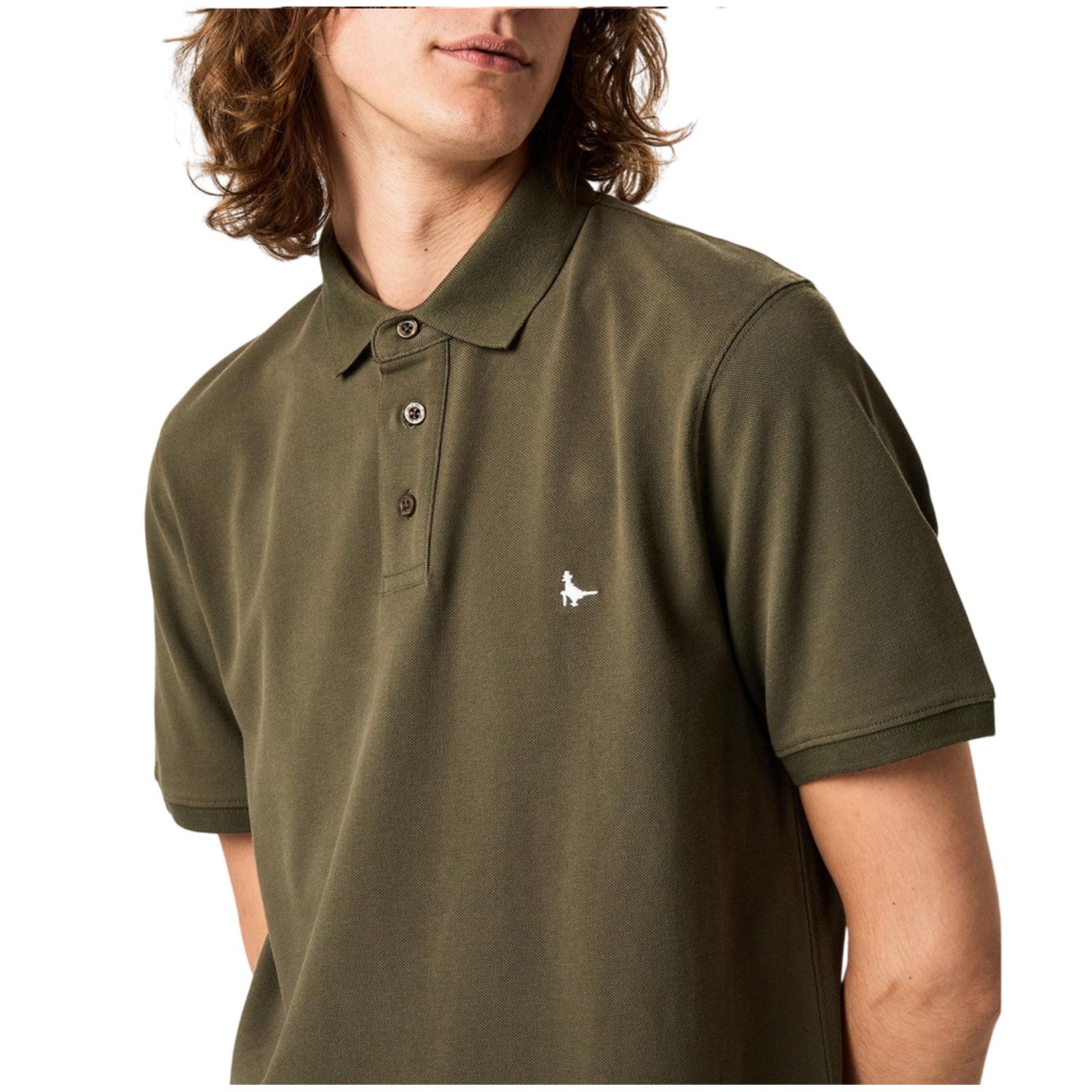 Leaf - Side - Jack Wills Mens Classic Embroidered Logo Polo Shirt