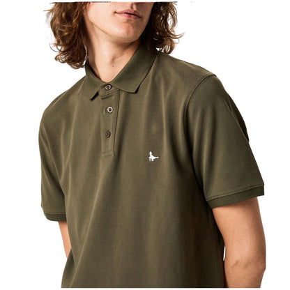 Leaf - Side - Jack Wills Mens Classic Embroidered Logo Polo Shirt