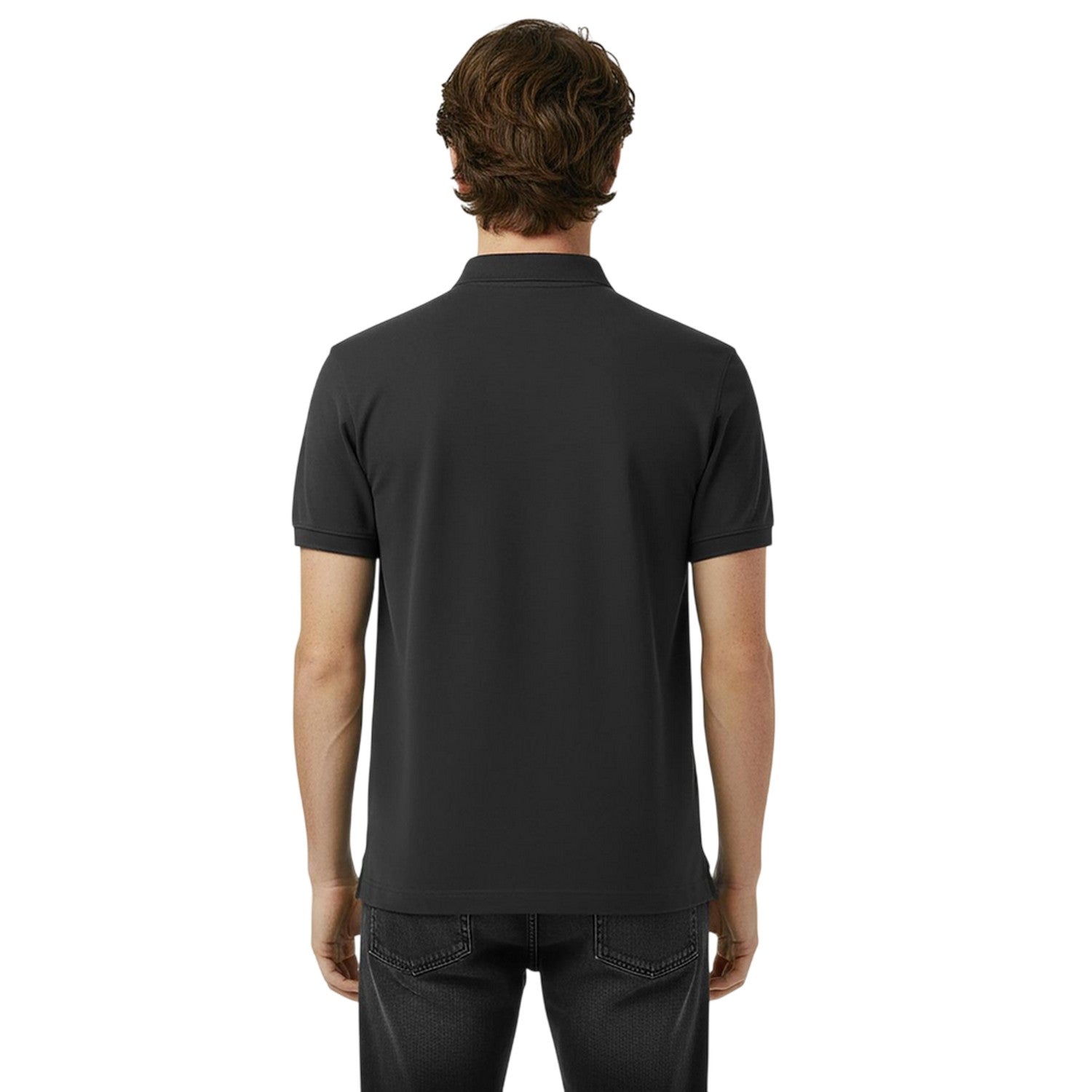 Black - Side - Jack Wills Mens Classic Embroidered Logo Polo Shirt