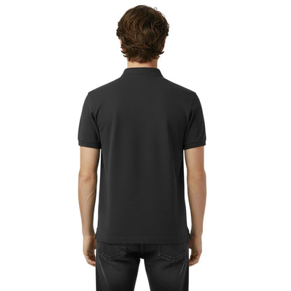 Black - Side - Jack Wills Mens Classic Embroidered Logo Polo Shirt