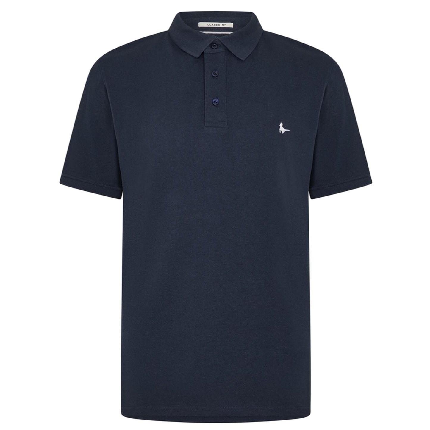 Navy - Front - Jack Wills Mens Classic Embroidered Logo Polo Shirt