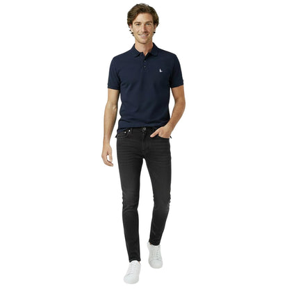 Navy - Lifestyle - Jack Wills Mens Classic Embroidered Logo Polo Shirt