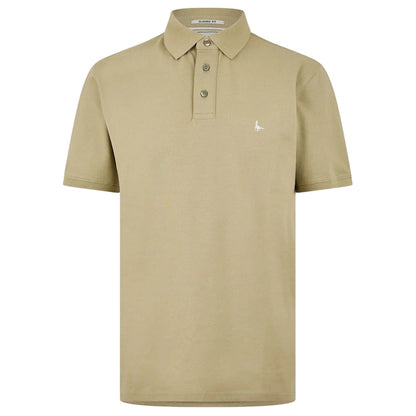 Pistachio - Front - Jack Wills Mens Classic Embroidered Logo Polo Shirt